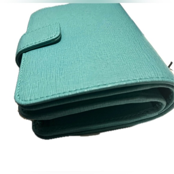 Furla Blue Turquoise Women's Wallet - Picture 6 of 12
